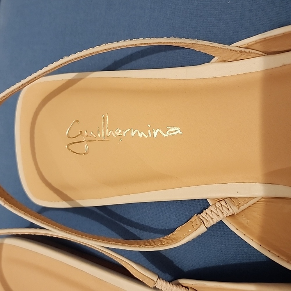 Anthropologie Guilhermina Leather Flats, sz. 8M. New, never worn. Taupe. - Picture 2 of 12